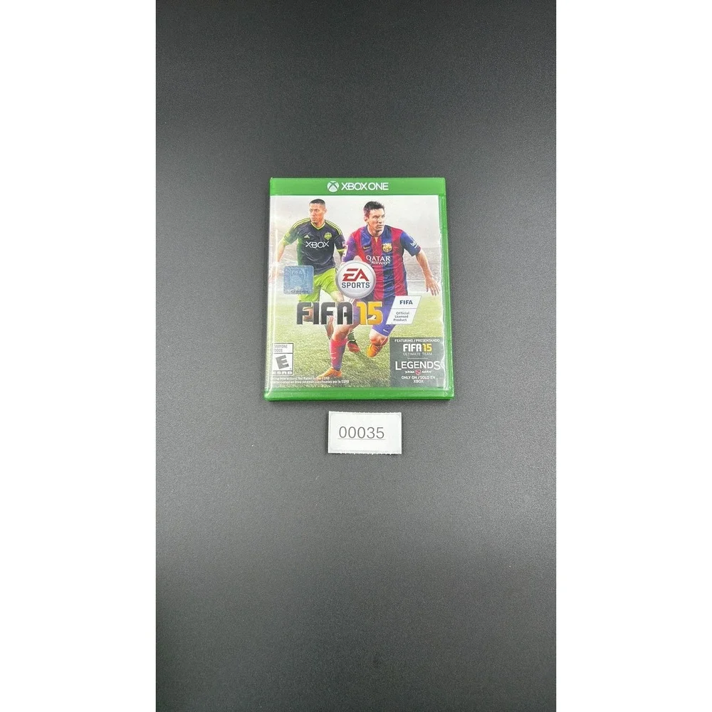 FIFA 15 Xbox One EA Sports Soccer Game Lionel Messi Clint Dempsey Cover